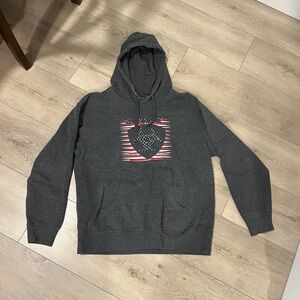 Men’s Gray Ariat Hoodie
